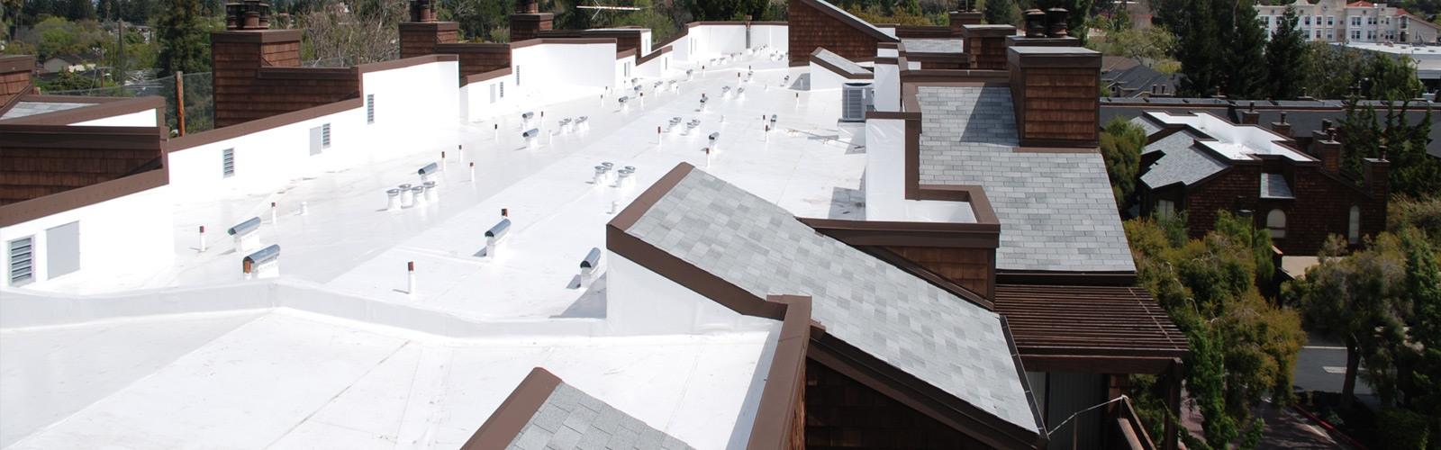 Commercial flat roof