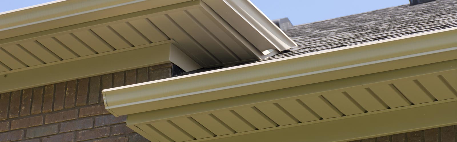 Gutters and soffit